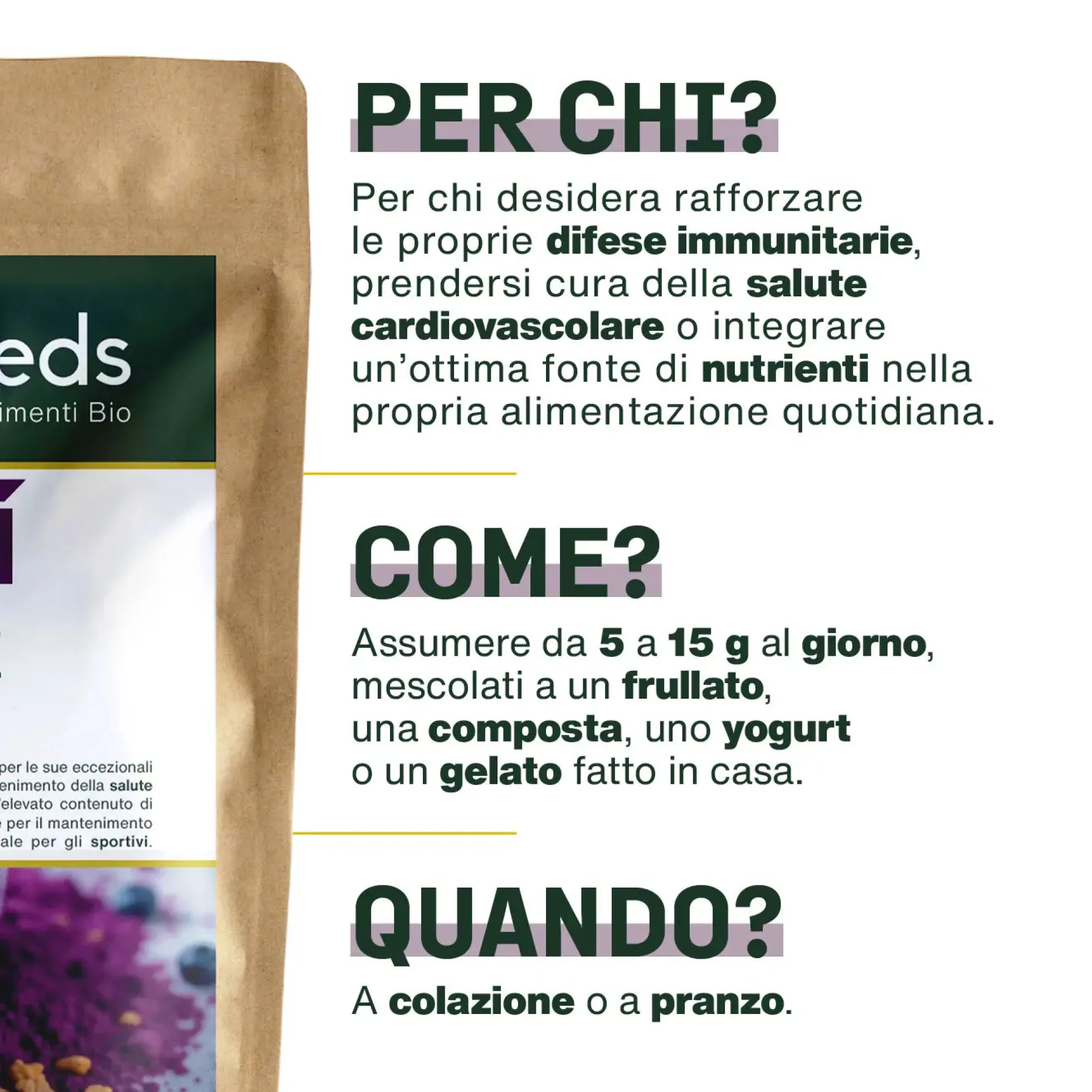 Açaí En Polvo Bio 100g