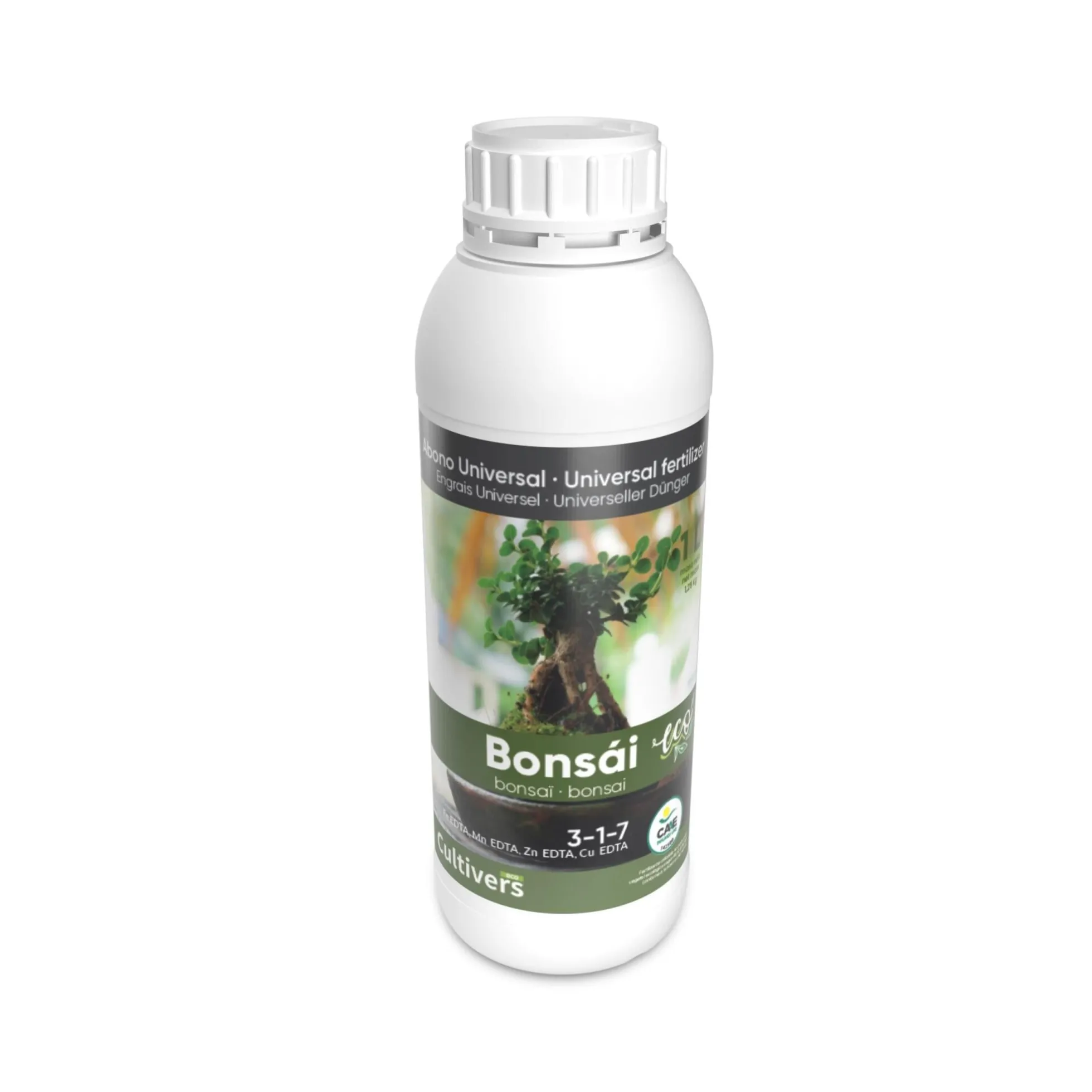 Abono Bonsái Líquido Ecológico Cultivers 2x1l