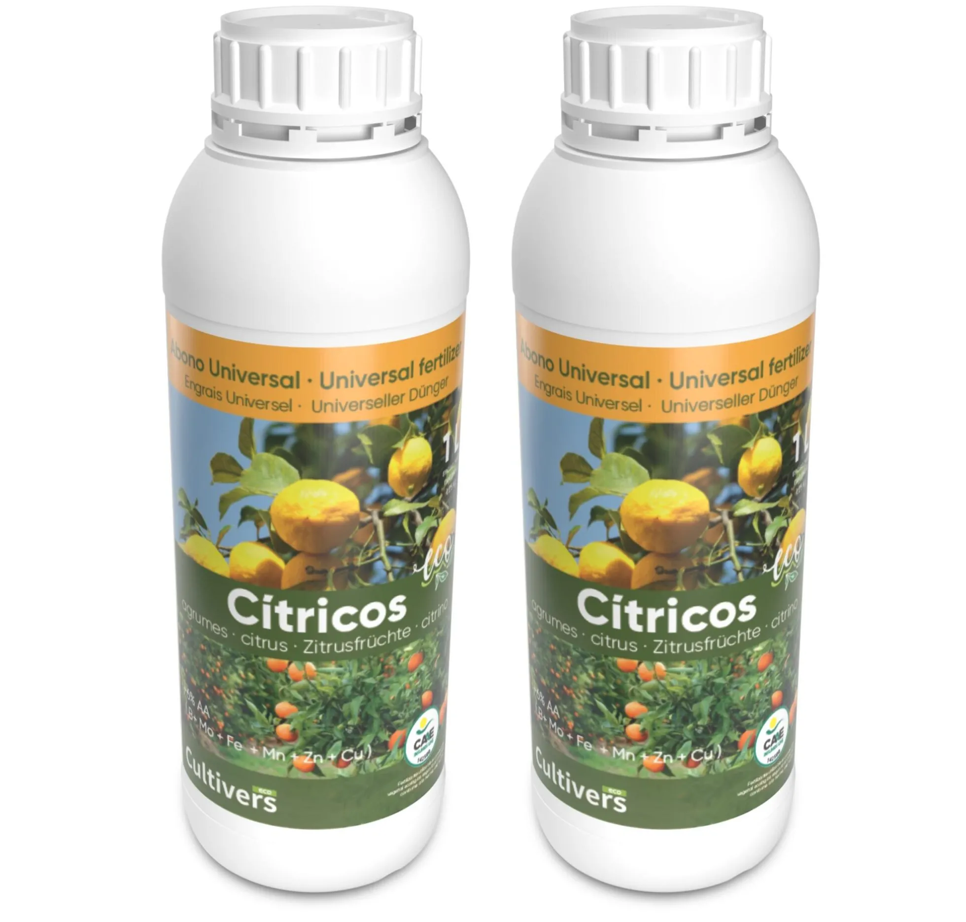 Abono Cítricos Líquido Ecológico Cultivers 5 L