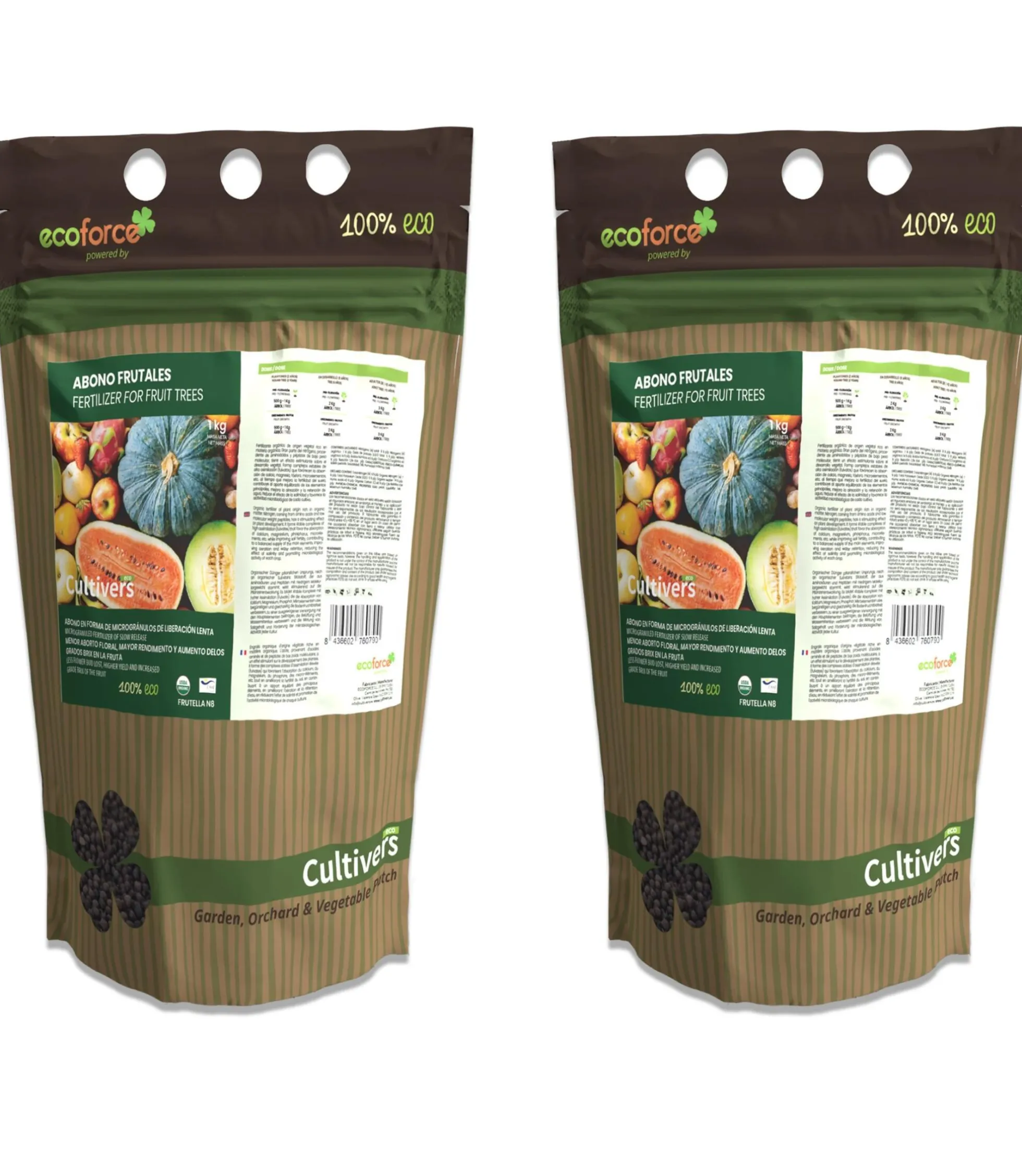 Abono Frutales Ecológico Cultivers 1 Kg