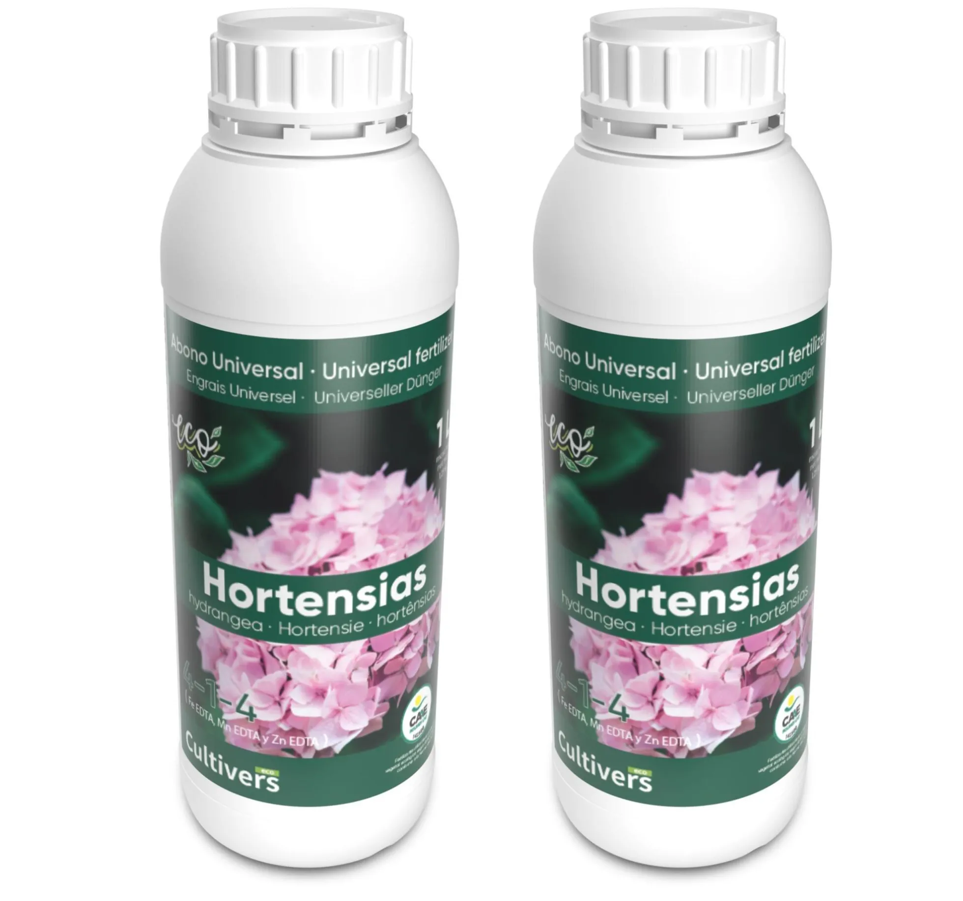 Abono Hortensias Líquido Ecológico Cultivers 2x1l