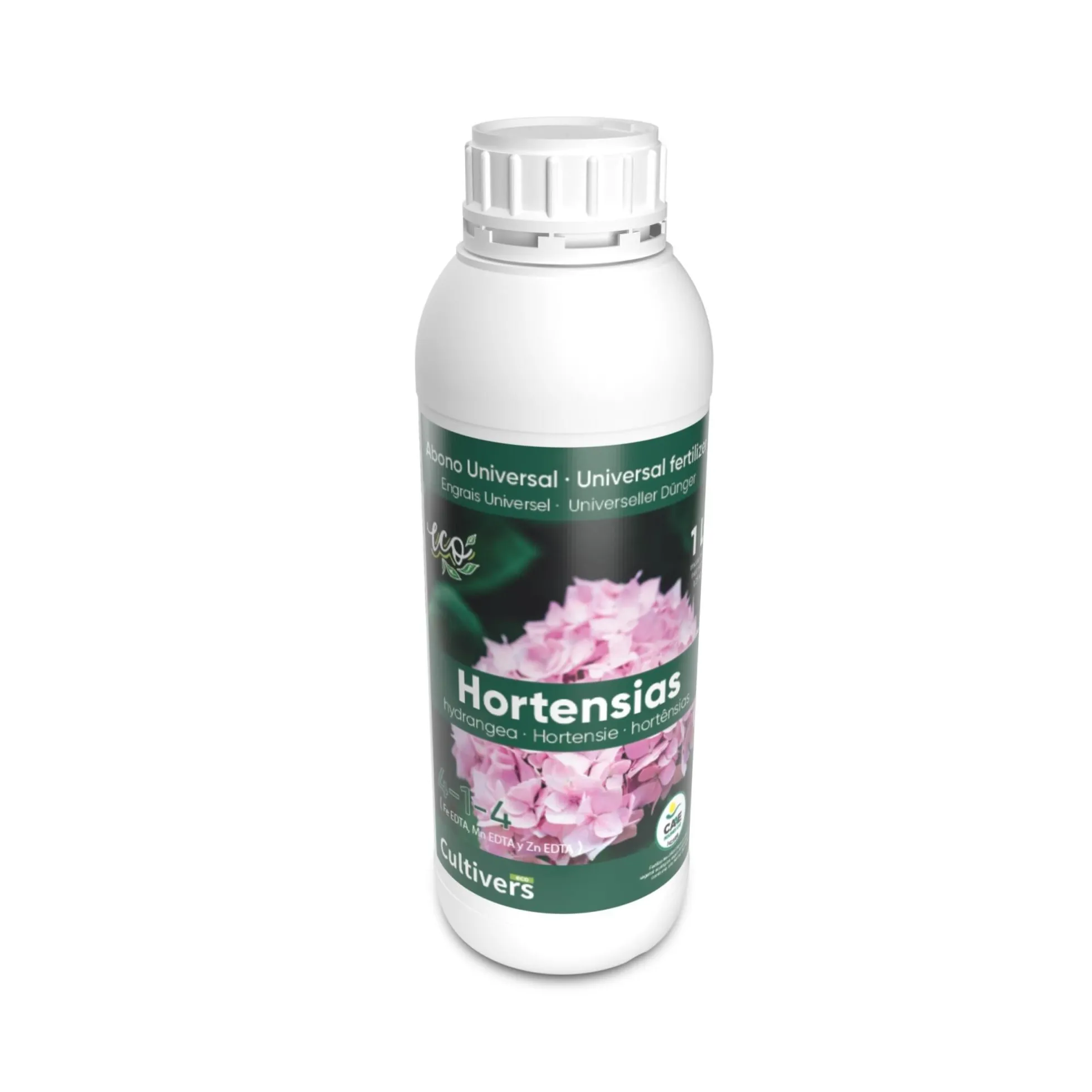 Abono Hortensias Líquido Ecológico Cultivers 2x1l