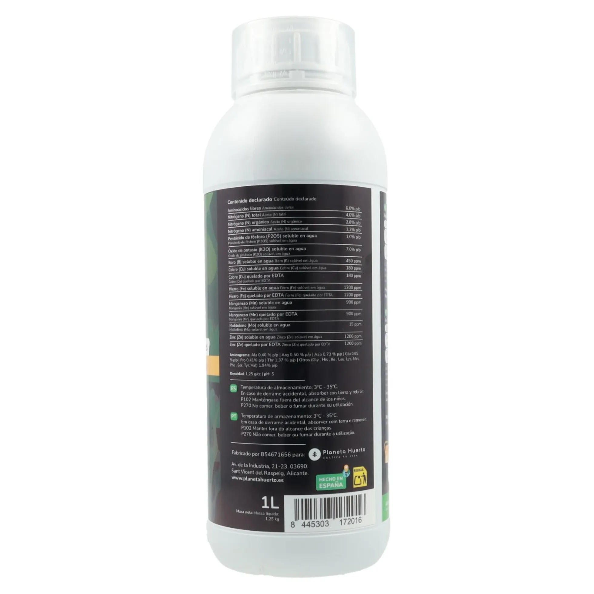 Abono Líquido Universal Planeta Huerto 1 l