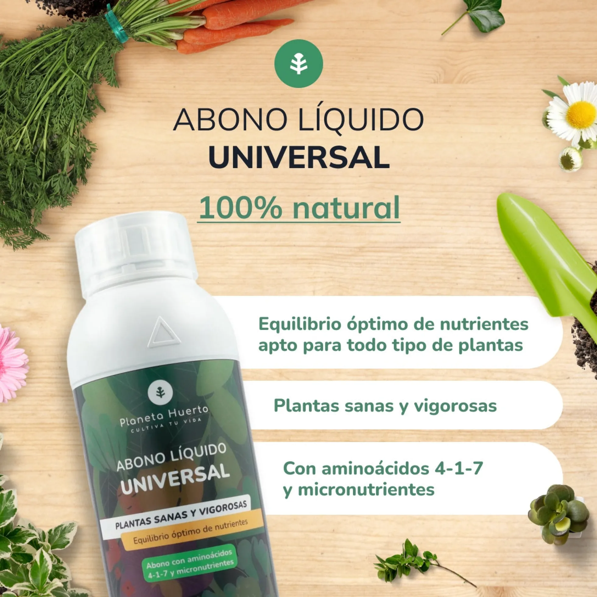 Abono Líquido Universal Planeta Huerto 1 l