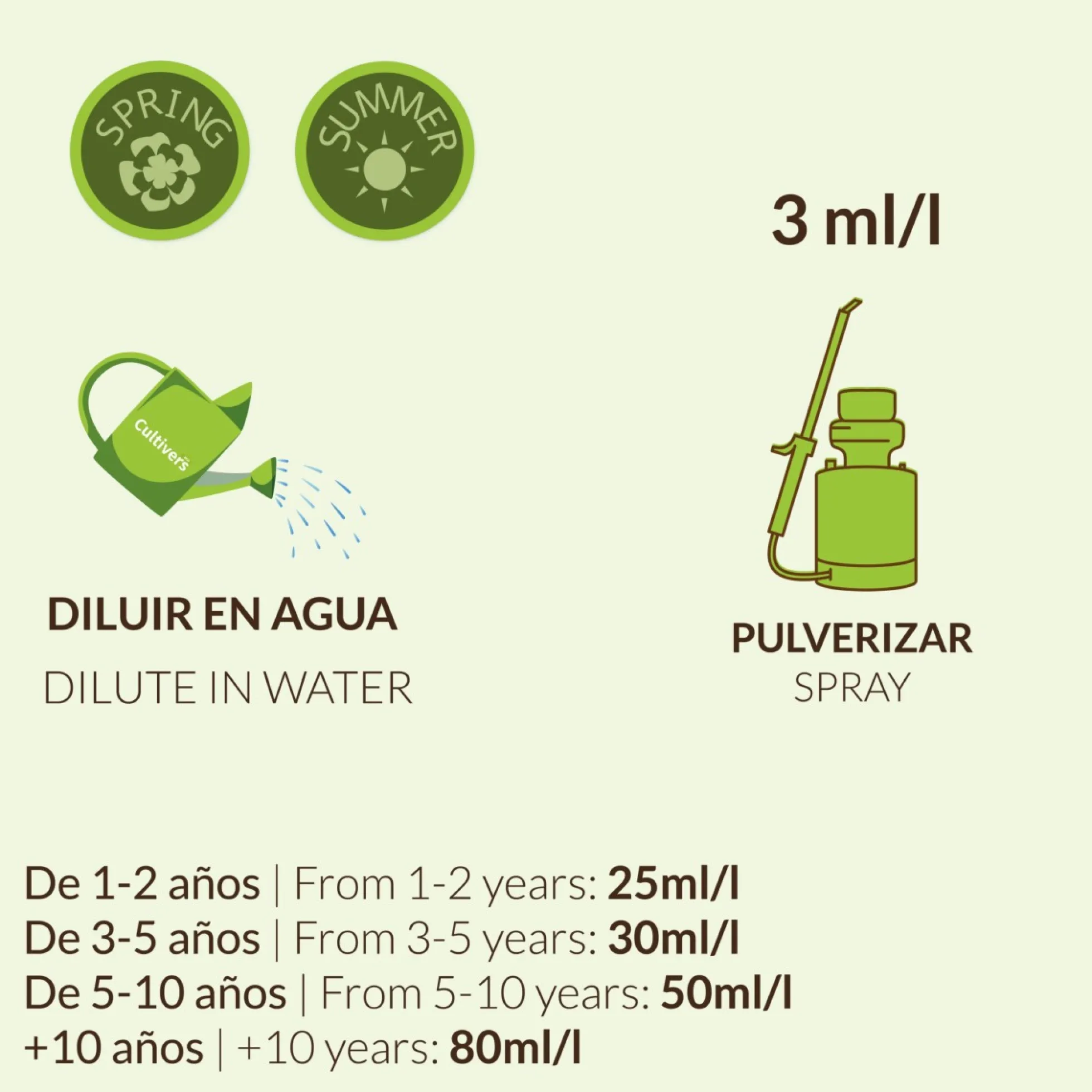 Abono Tropicales Líquido Ecológico Cultivers 10 L