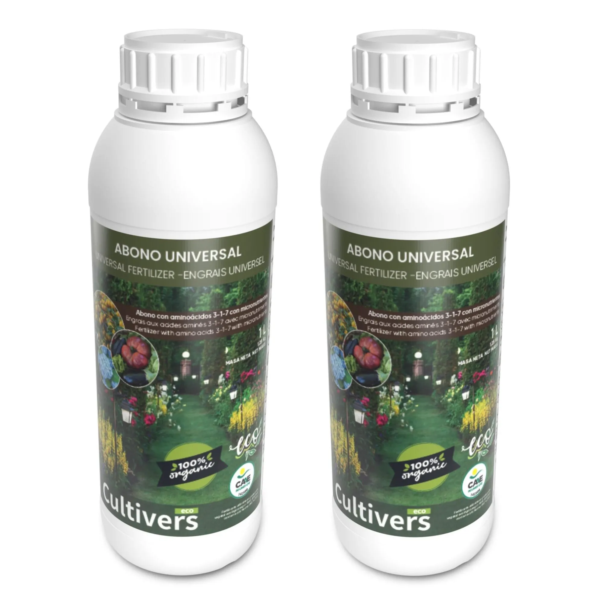 Abono Universal Líquido Ecológico Cultivers 2x1l