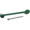 Abrazadera para trepadoras con clavo Biotop 8 ud