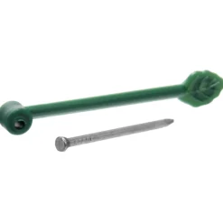 Abrazadera para trepadoras con clavo Biotop 8 ud