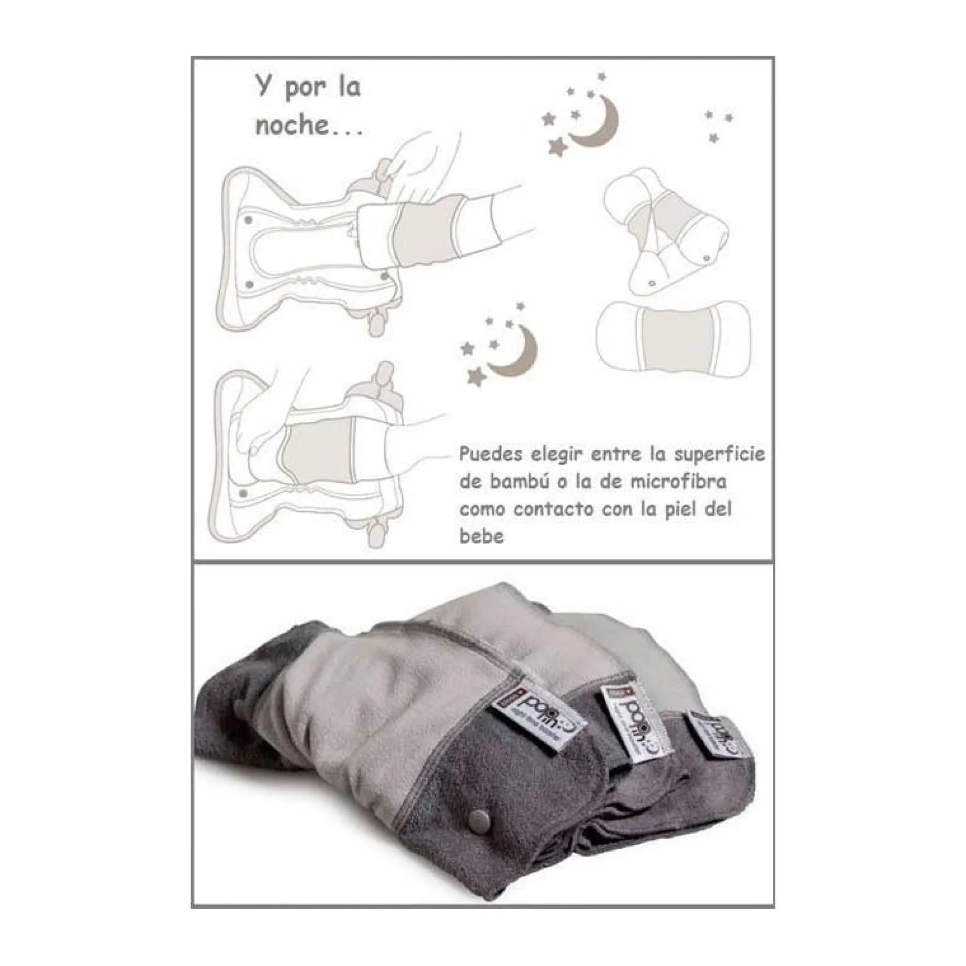 Absorbente de Noche para pañal Close Parent 3 unidades