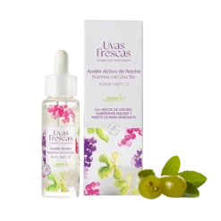 Aceite Activo De Noche Uvas Frescas 40 ml.