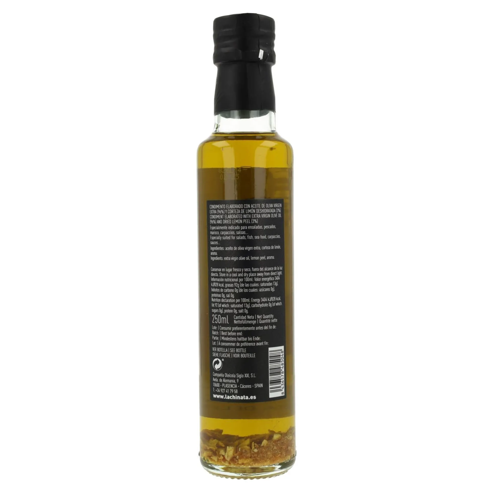 Aceite condimentado con Limón La Chinata 250 ml