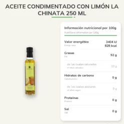 Aceite condimentado con Limón La Chinata 250 ml
