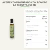 Aceite condimentado con Romero La Chinata 250 ml