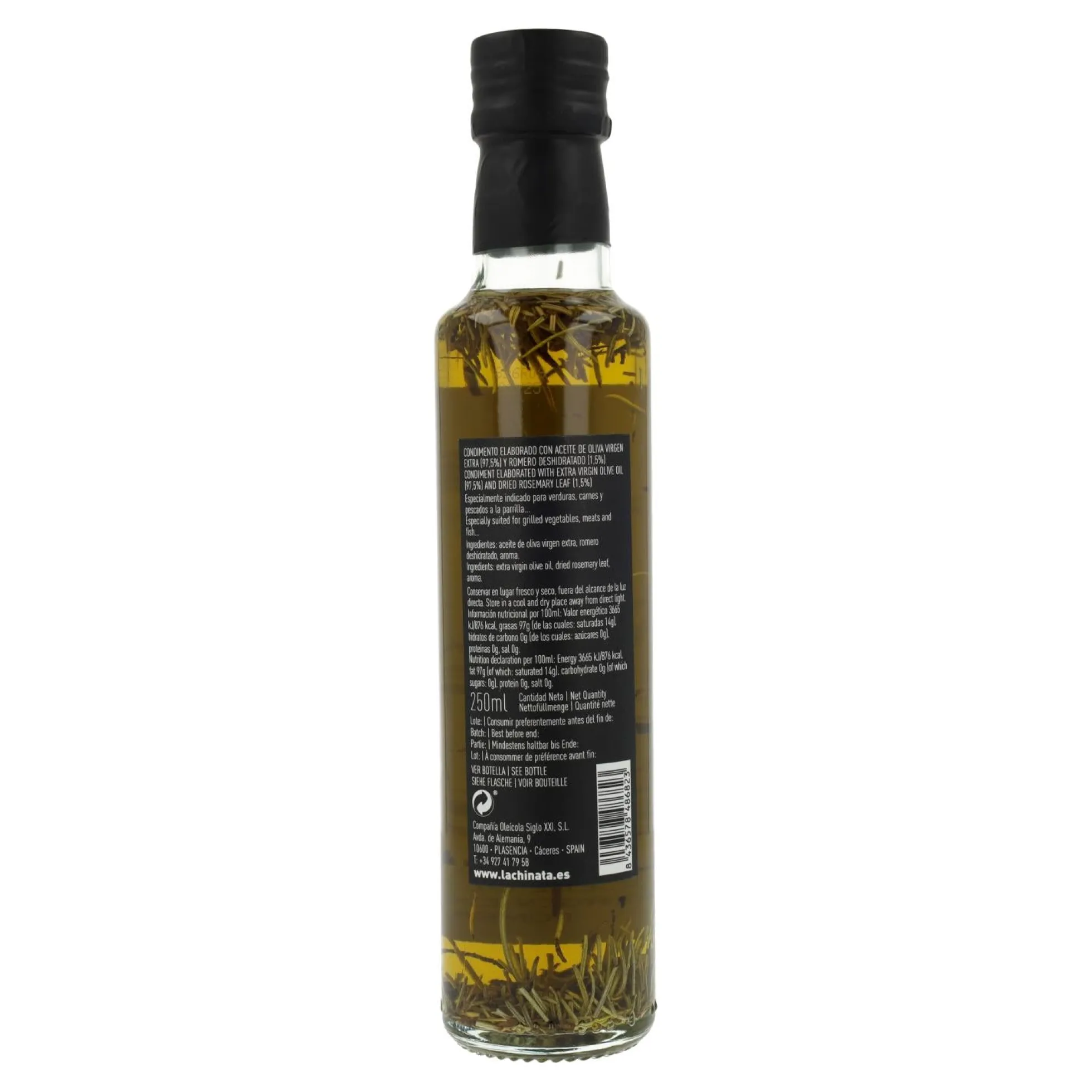 Aceite condimentado con Romero La Chinata 250 ml