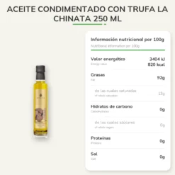 Aceite condimentado con Trufa La Chinata 250 ml