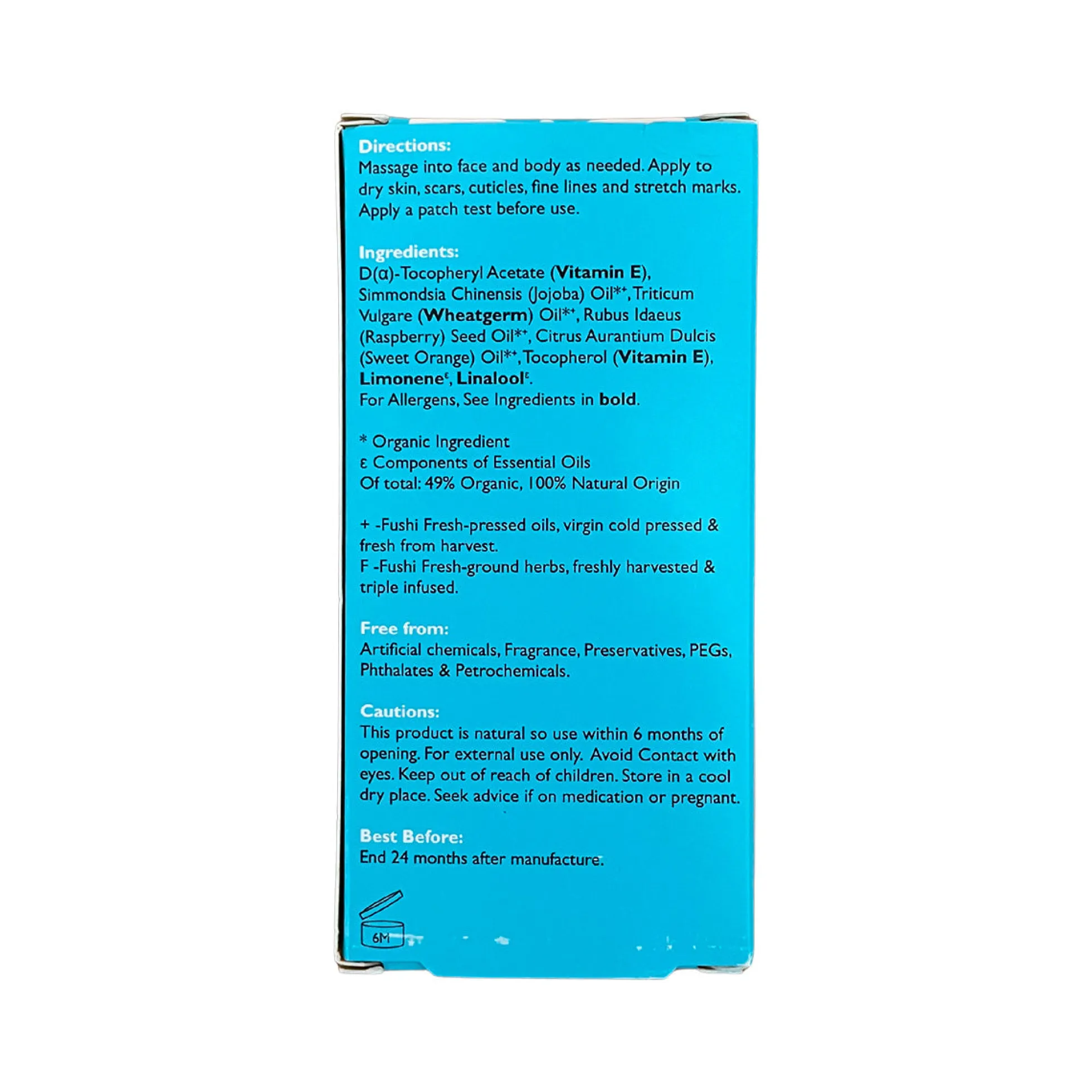 Aceite Corporal con Vitamina E Really Good Fushi 50ml