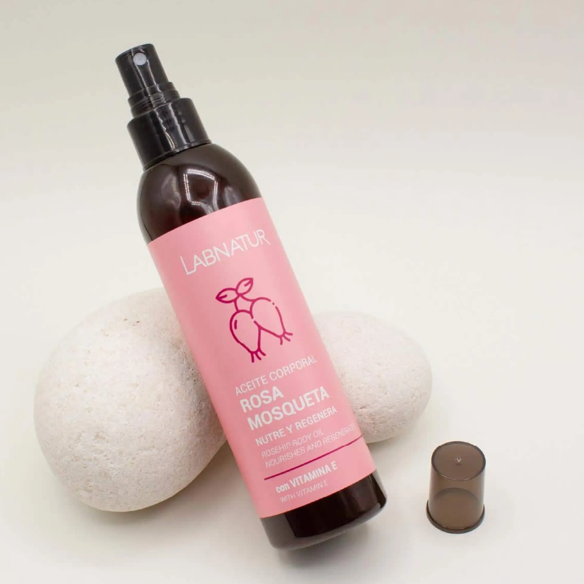Aceite Corporal de Rosa Mosqueta Labnatur 200 ml | Regeneración y Elasticidad | Estrías, Manchas y Cicatrices | Vegano