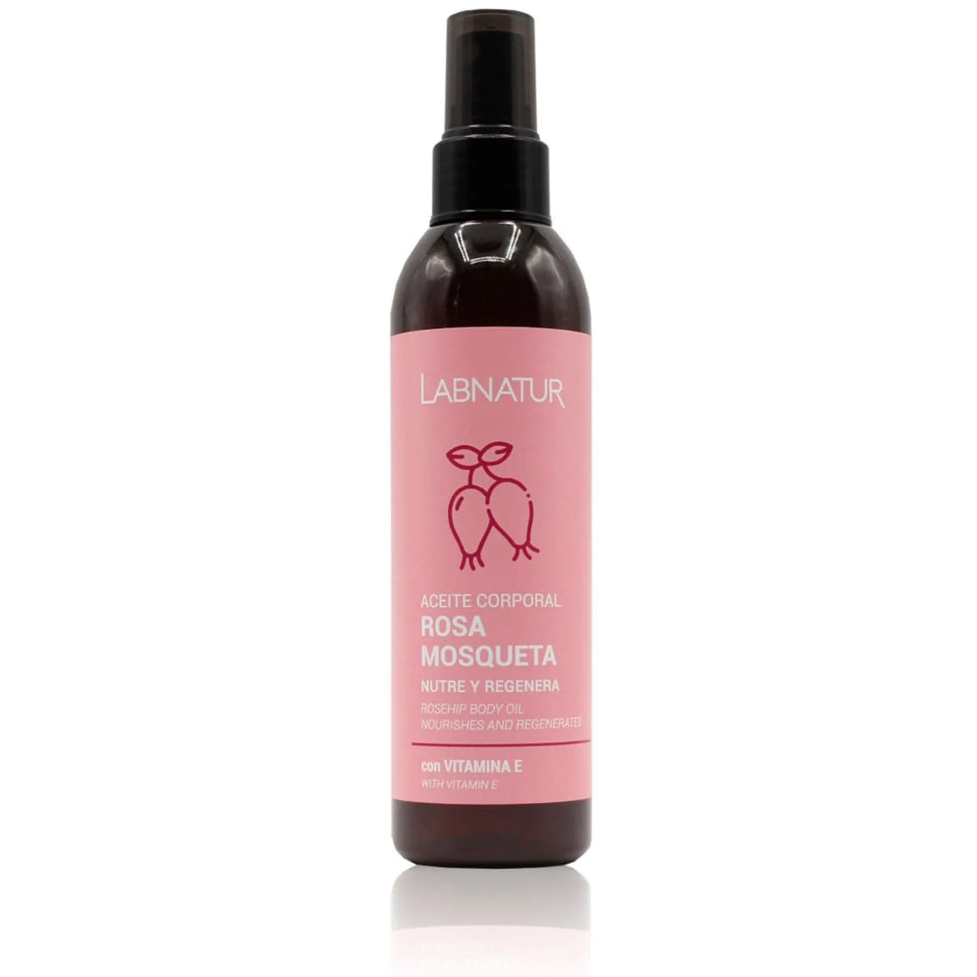 Aceite Corporal de Rosa Mosqueta Labnatur 200 ml | Regeneración y Elasticidad | Estrías, Manchas y Cicatrices | Vegano