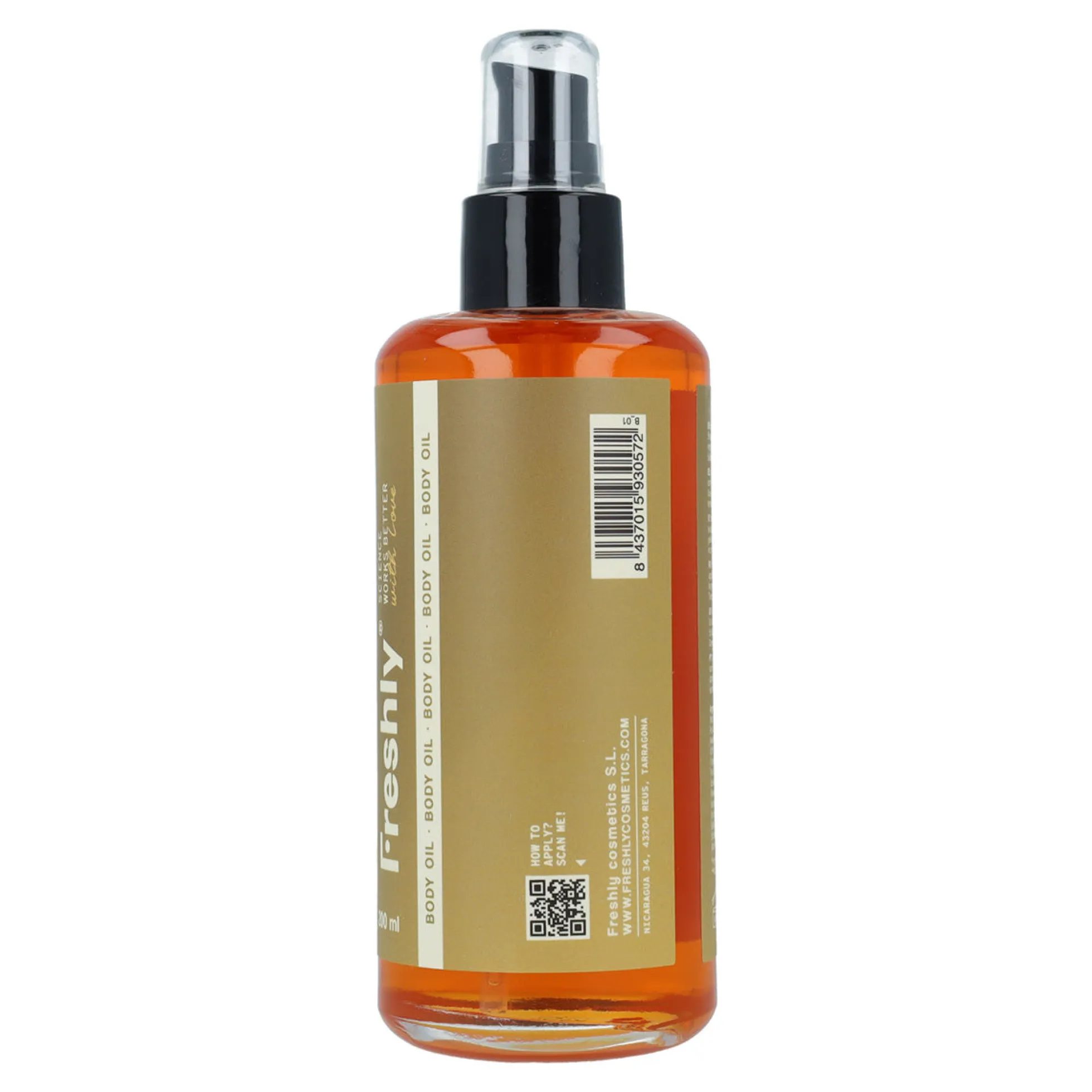 Aceite Corporal Golden Radiance Freshly 200ml