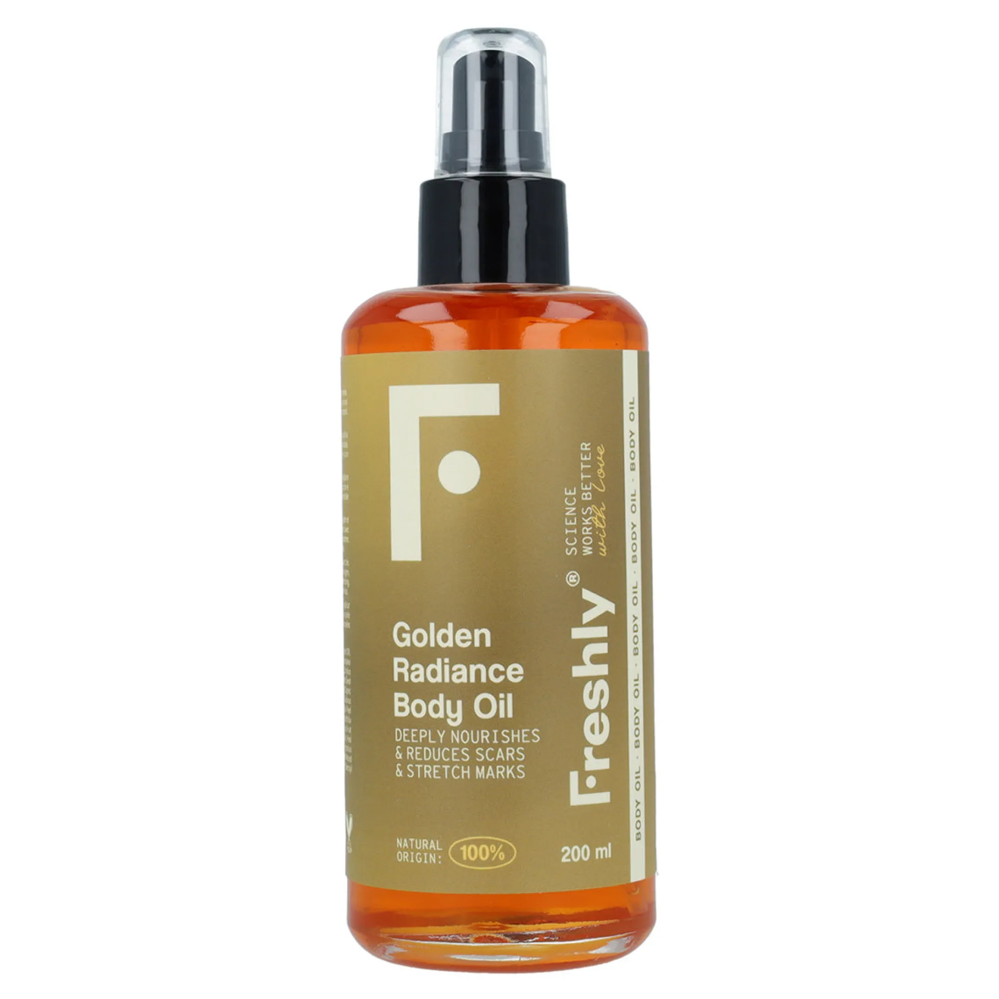 Aceite Corporal Golden Radiance Freshly 200ml