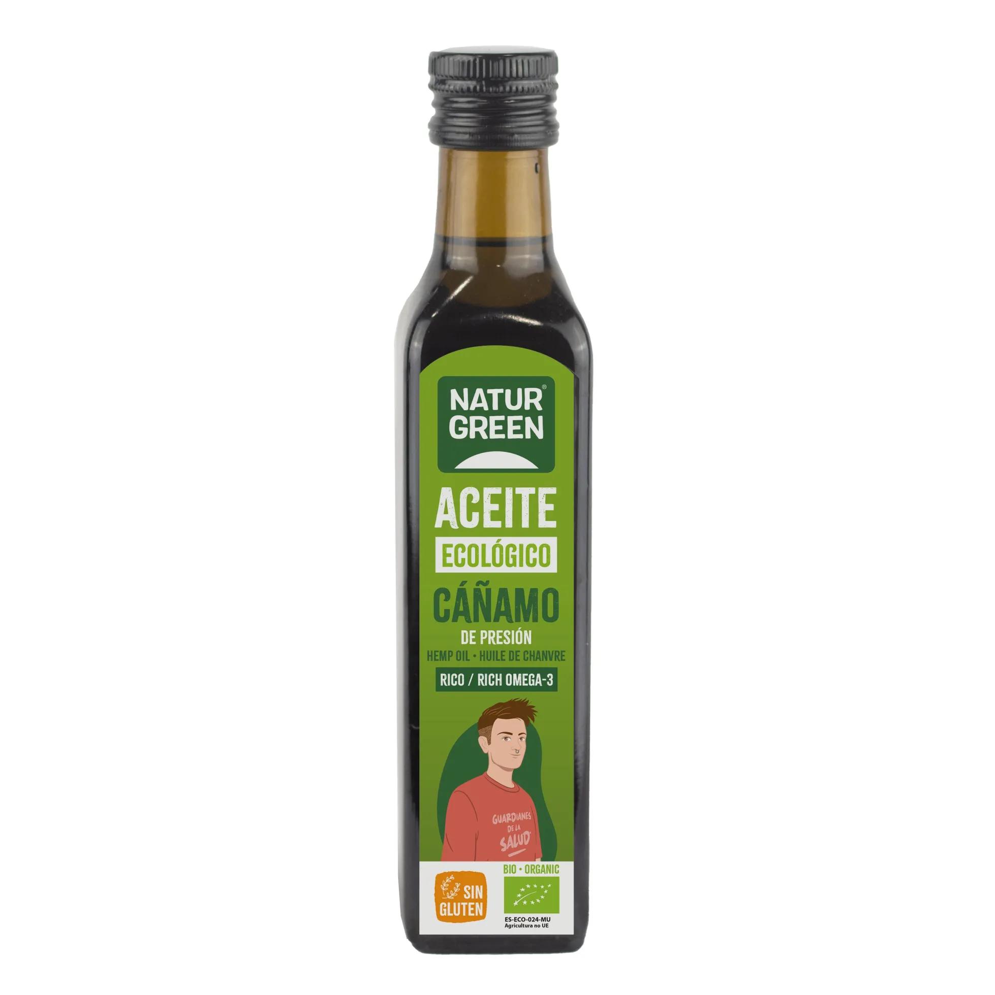 Aceite de Cañamo Bio, NaturGreen 250 ml