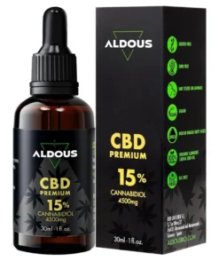 Aceite de cáñamo CBD 15%, 30 ml Aldous Labs