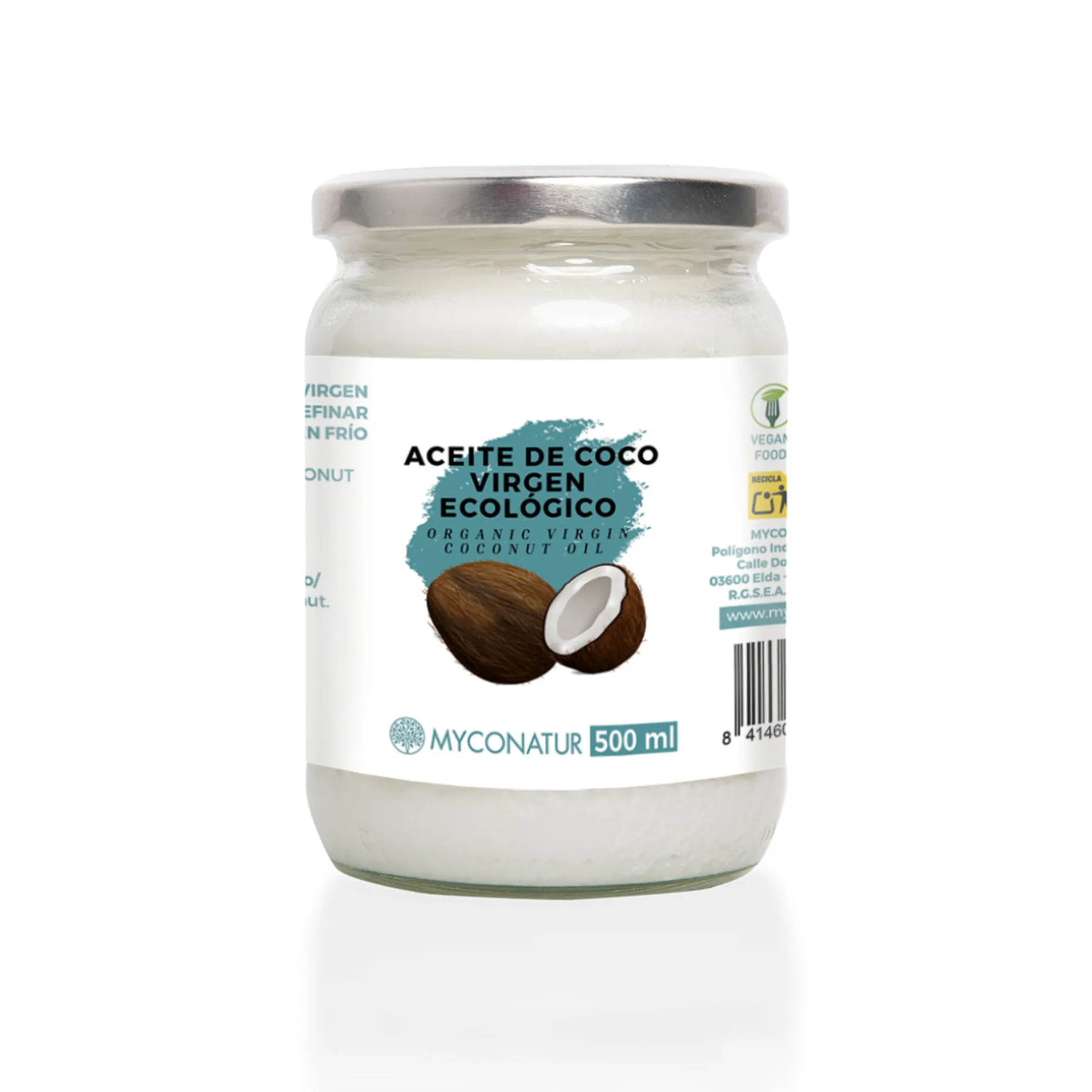 Aceite De Coco Ecológico Myconatur 500g