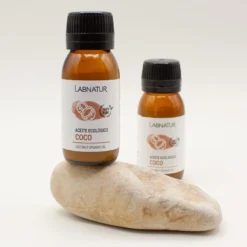 Aceite de Coco Ecológico 100% Puro Labnatur 50 ml | Hidrata y Nutre | Rostro, Cuerpo y Cabello | Vegano