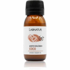 Aceite de Coco Ecológico 100% Puro Labnatur 50 ml | Hidrata y Nutre | Rostro, Cuerpo y Cabello | Vegano