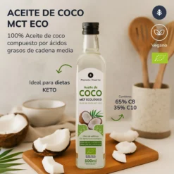 Aceite de coco keto MCT ECO Planeta Huerto 500 ml