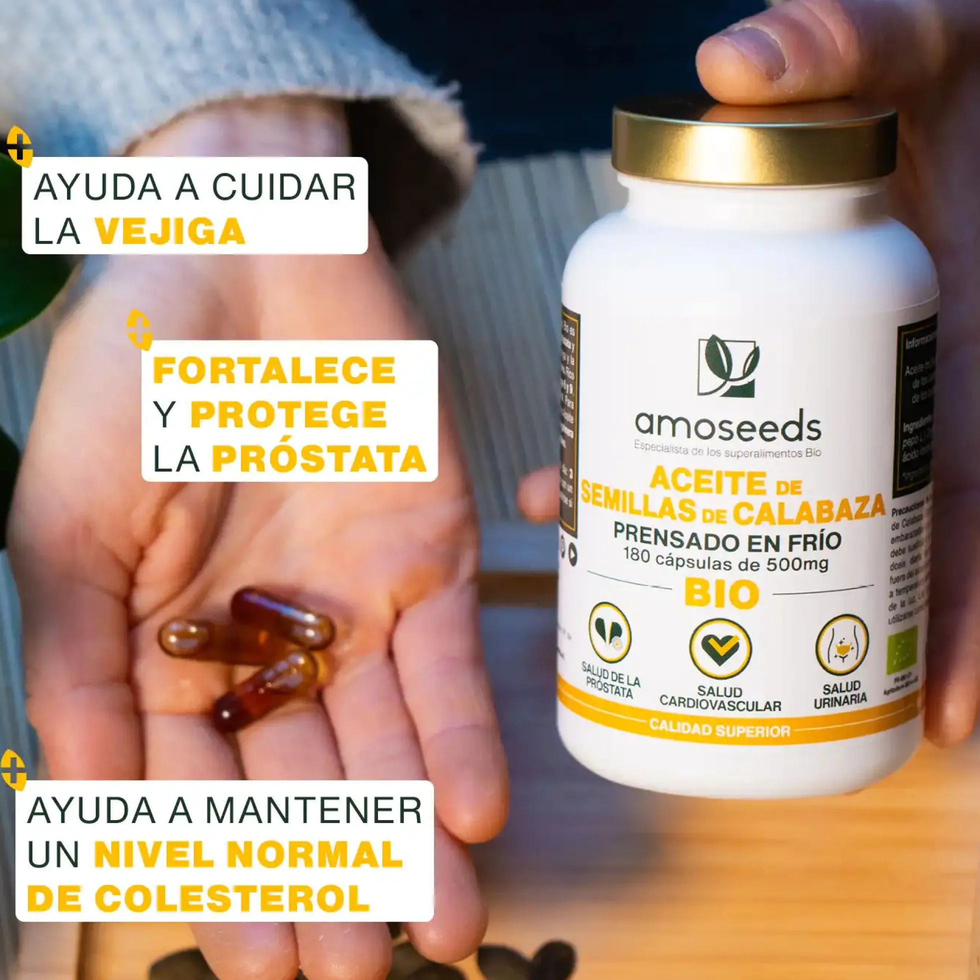Aceite De Comino Negro Bio | 90 Cápsulas