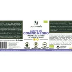 Aceite De Comino Negro Bio | 90 Cápsulas