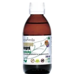Aceite de comino negro puro Eco Ayurveda, 200 Ml