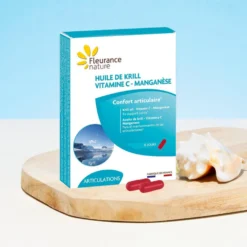 Aceite De Kril Vitamina C - Manganeso Fleurance Nature 15 Cápsulas