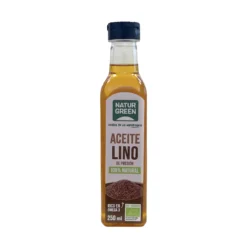 Aceite de Lino Bio envase PET NaturGreen 250 ml