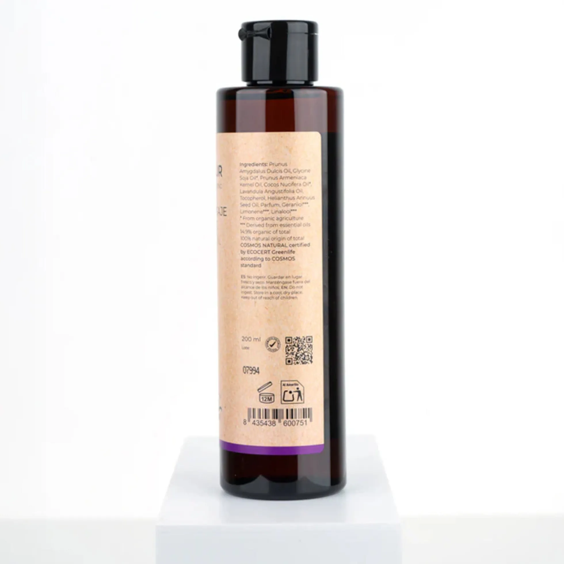 Aceite de masaje relajante Arganour 200 ml