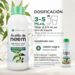 Aceite de Neem 100% Puro y Natural Planeta Huerto 1L