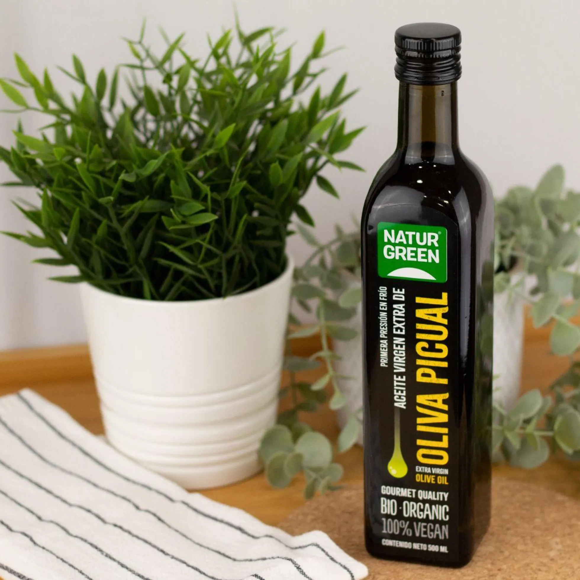 Aceite de Oliva Picual Virgen Extra Bio NaturGreen 500 ml