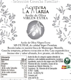 Aceite De Oliva Virgen Extra 50 Cl Cristal Cosecha Familiar 2025/2026