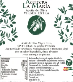 Aceite De Oliva Virgen Extra 3 L Pet Cosecha 2025-2026