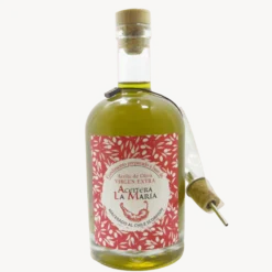 Aceite De Oliva Virgen Extra Macerado Al Chile Scorpion 50 Cl Con Vertedor Metálico