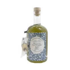 Aceite De Oliva Virgen Extra Macerado A La Menta 50 Cl Con Vertedor Metálico