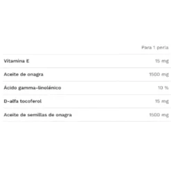 Aceite De Onagra 500 Mg Nutrabasics 110 Perlas