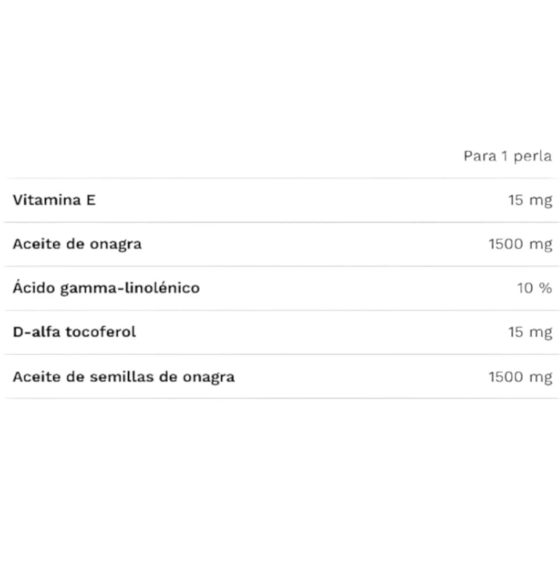 Aceite De Onagra 500 Mg Nutrabasics 110 Perlas