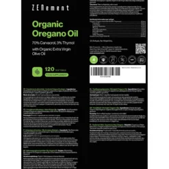 Aceite de orégano, 150 mg Zenement 120 comprimidos