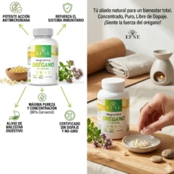 Aceite De Orégano Premium 80% Carvacrol (120 Perlas) - Efne