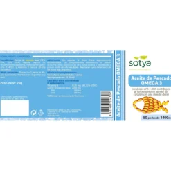 Aceite de pescado Omega 3 Sotya 50 Perlas 1400 mg