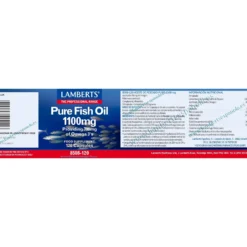 Aceite de Pescado Puro, Lamberts 120 cápsulas