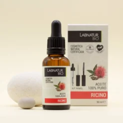 Aceite de Ricino Labnatur Bio 30 ml + Kit Rímel | Pestañas, Cejas, Cabello y Uñas | Nutre y Fortalece | Vegano