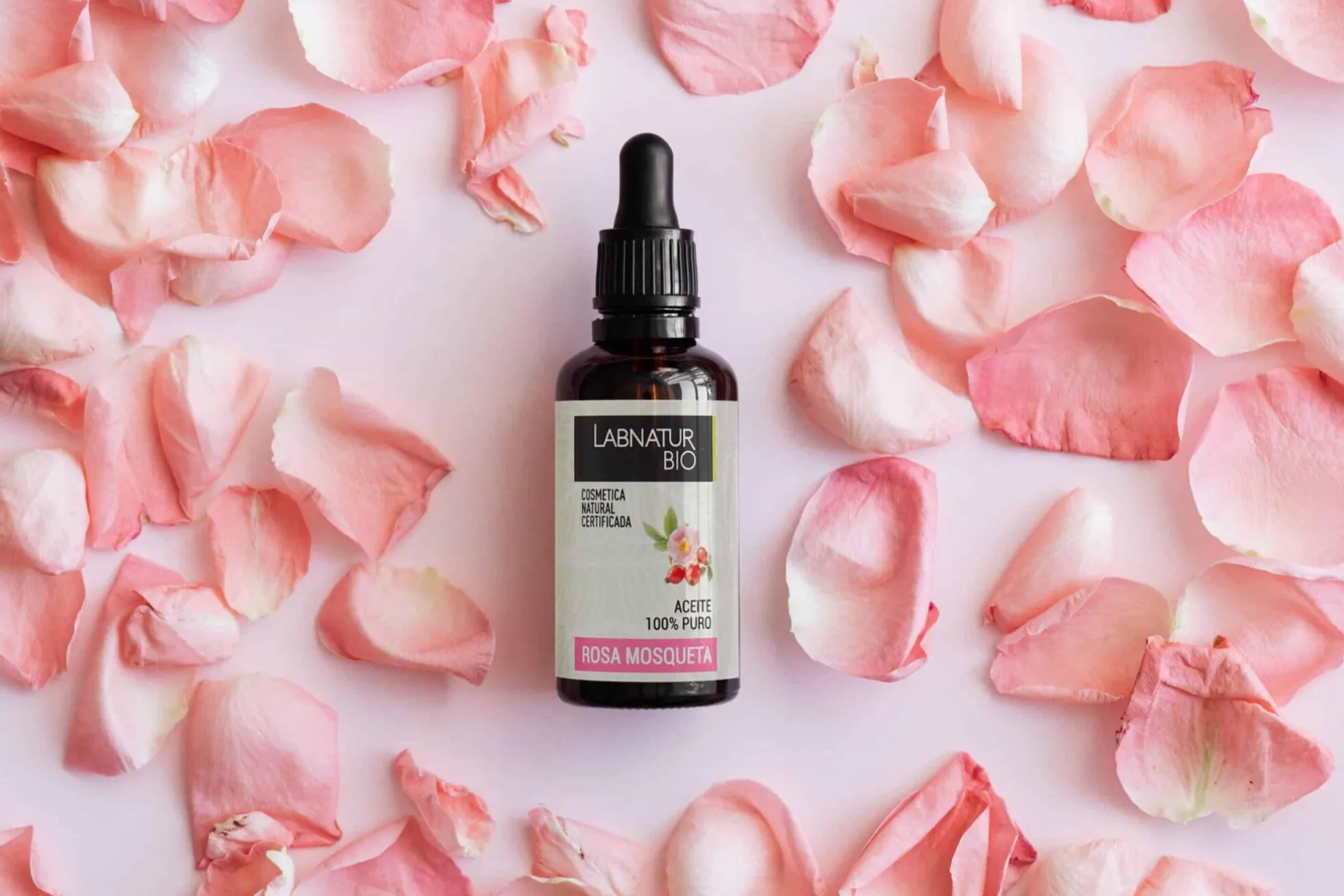 Aceite de Rosa Mosqueta 100% Puro Labnatur Bio 30 ml | Regeneración y Elasticidad | Marcas, Estrías y Cabello | Vegano
